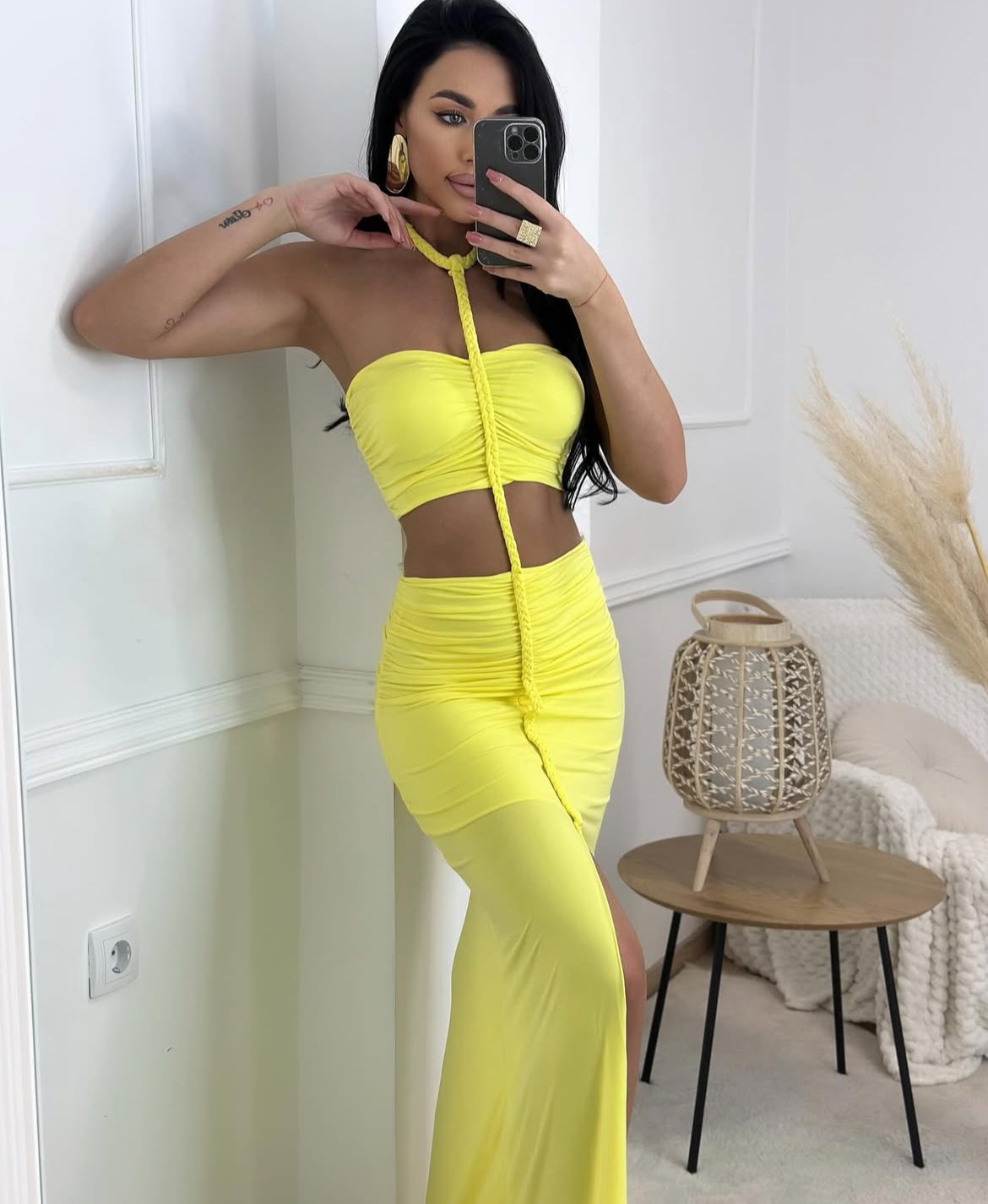 Vestito Andromeda giallo